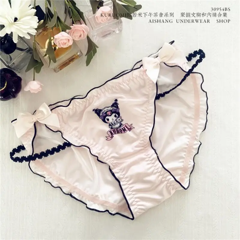 Cartoon Sanrio Hello Kitty Anime Shorts My Melody for Women Japanese Style Cotton Hot Girls Low Waist Cute Elasticity Underwear