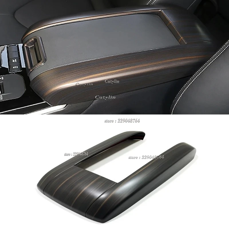 For Toyota Highlander 2020 2021 2022 Car Interior Peach Wood Decoration Instrument Console Gear Water Cup Cover Air Vent Trims