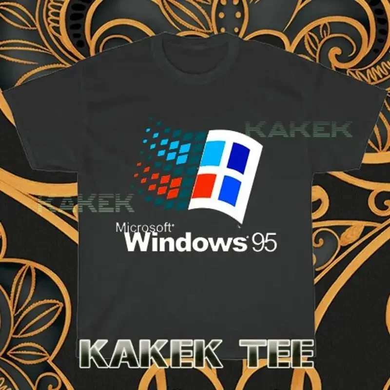 Windows 95 Classic Logo American T Shirt Funny Size S To 5Xl