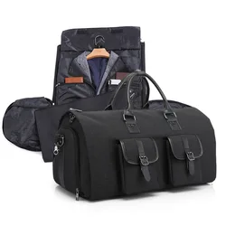 Bolsa de equipaje expandible para hombre y mujer, Maleta de viaje plegable para ordenador portátil, bolso de mano de alta capacidad