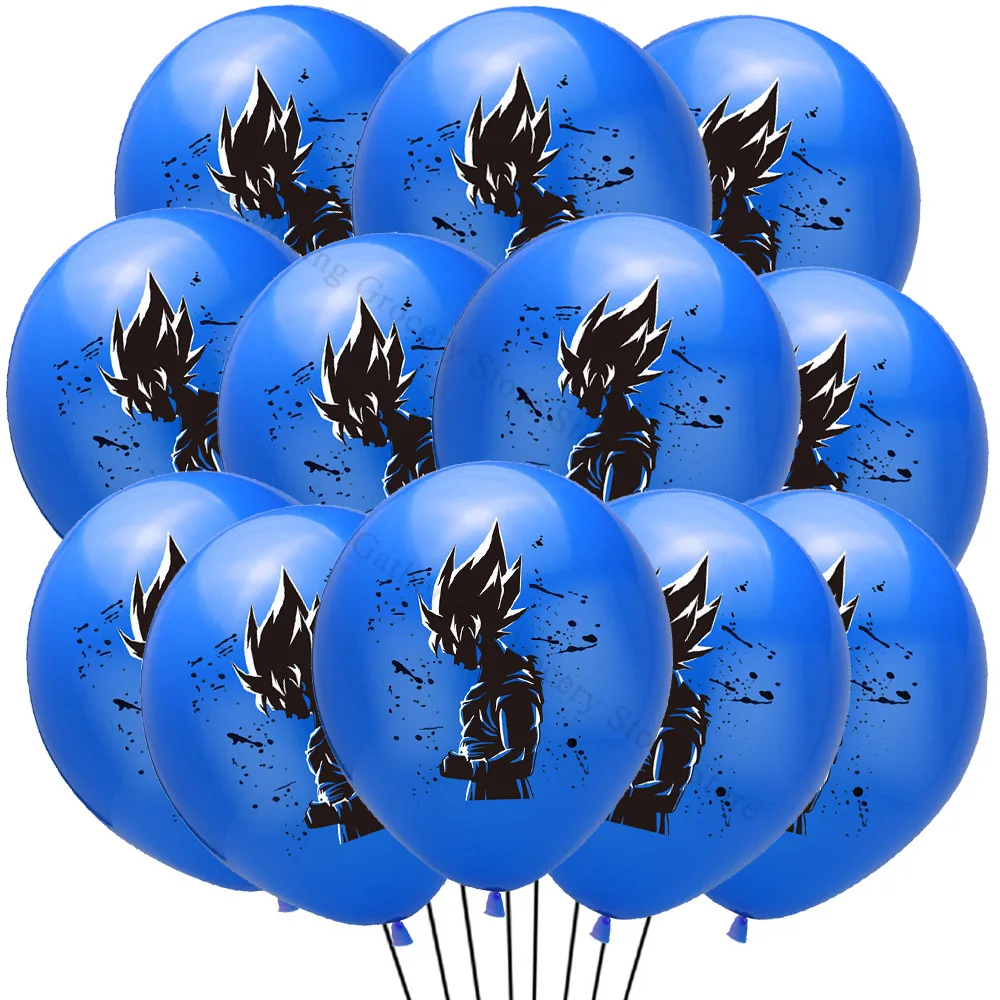 Cartoon Dragon Ball 12Pcs Latex Ballon Kinder Geburtstag Szene Layout DIY Party Liefert Decor Aufblasen Helium Globos Baby Dusche