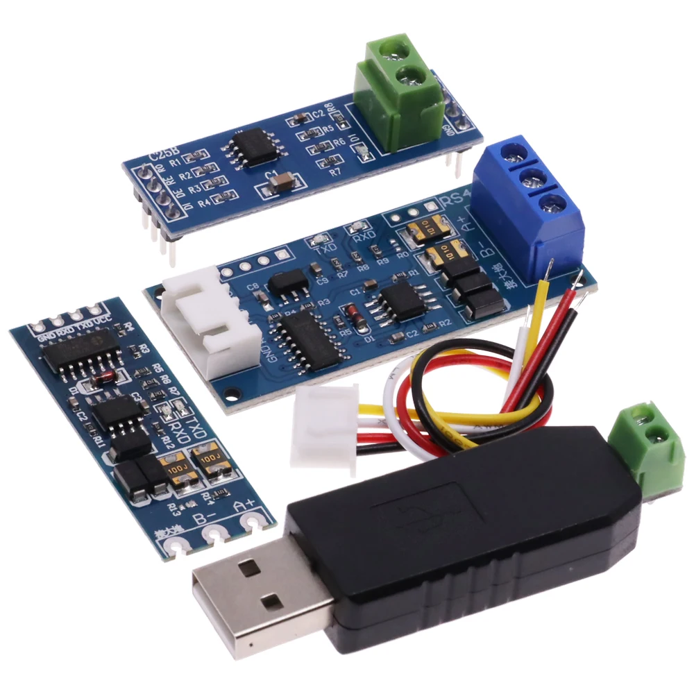 TTL Turn To RS485 Module Hardware Automatic Flow Control Module Serial UART Level Mutual Conversion Power Supply Module 3.3V 5V