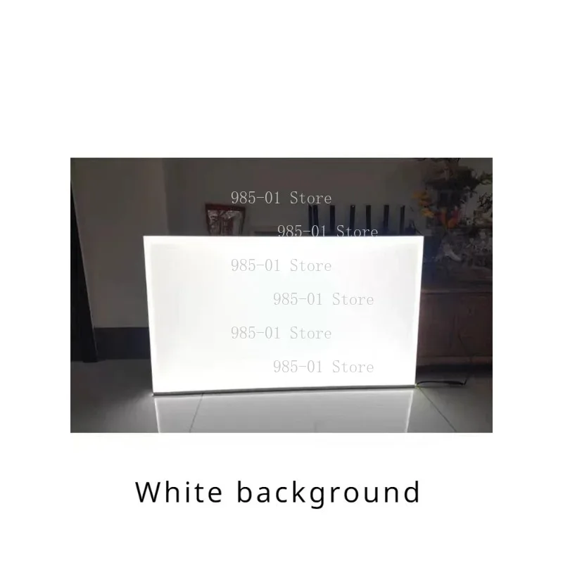 RGB gradient luminous aquarium background decoration, APP controlled custom size backdrop for acrylic fish tank