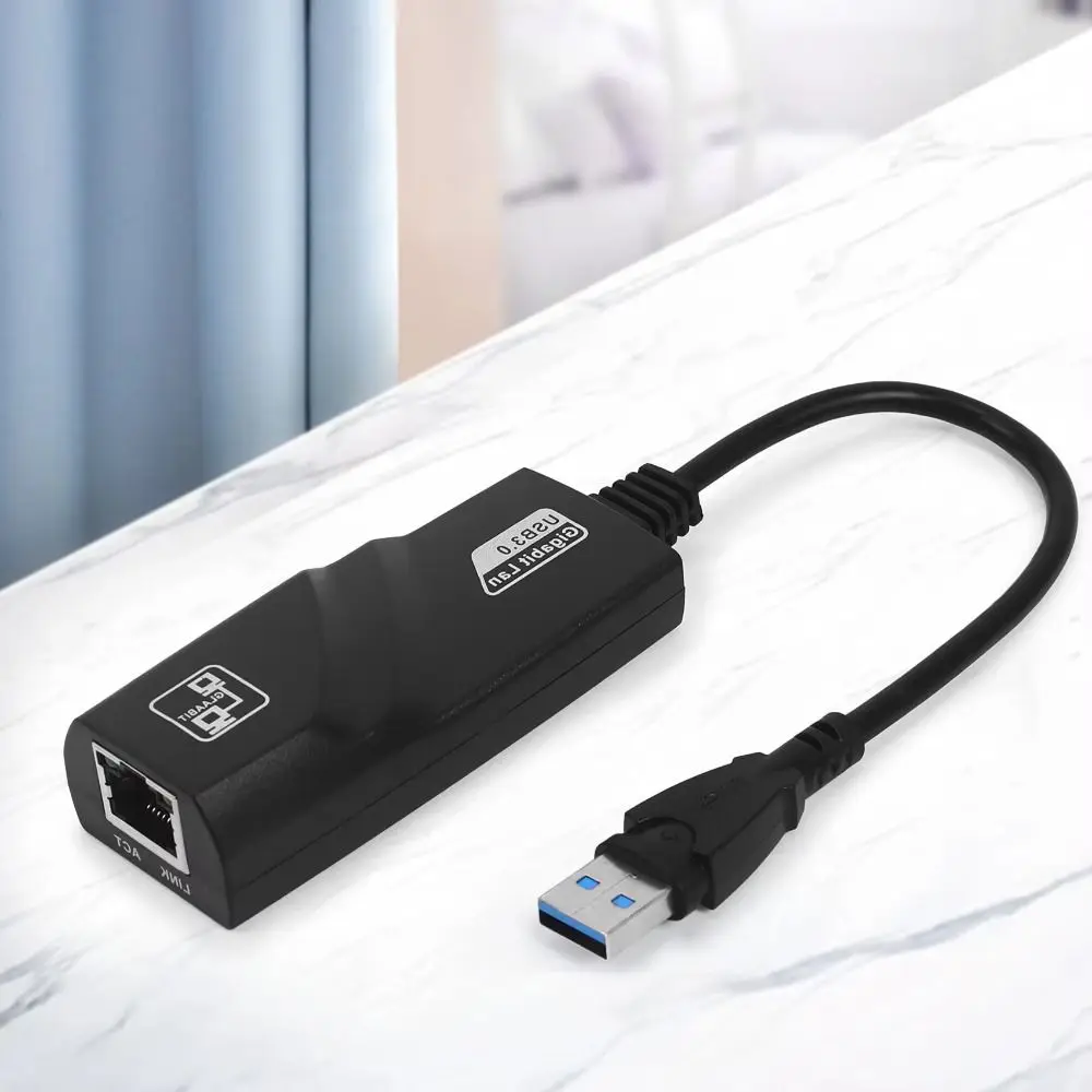 واي فاي دونغل بطاقة الشبكة USB إلى LAN هوائي 1000Mbps USB واي فاي محول 3.0 جيجابت الدورية بحرية USB إيثرنت محول