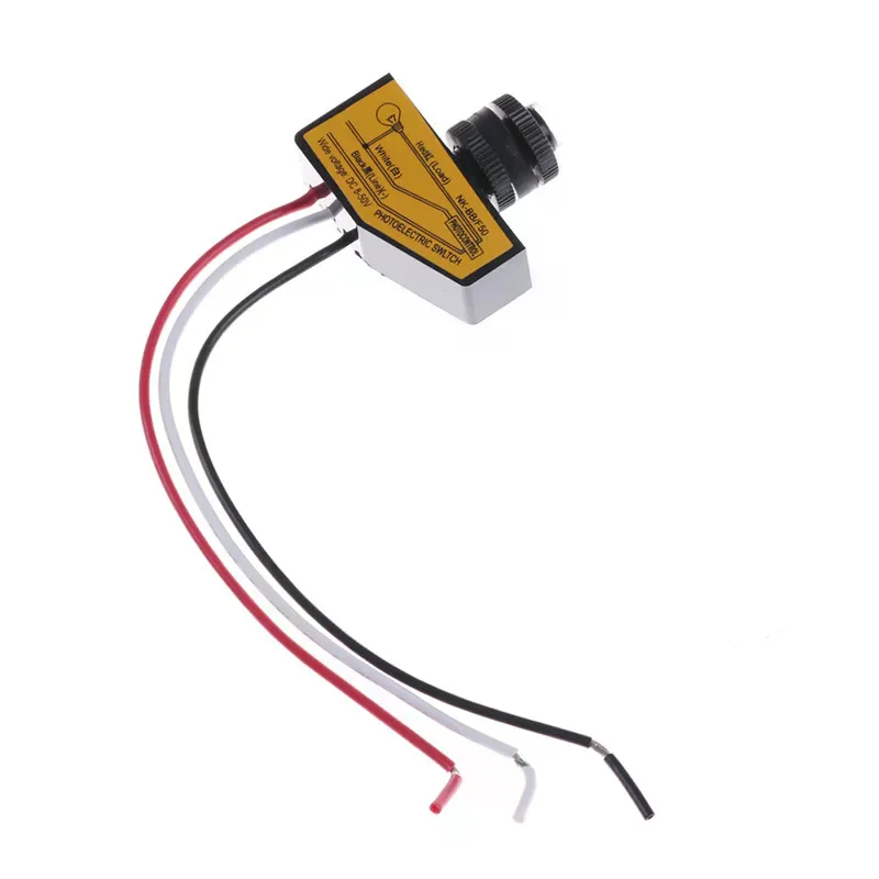 Automatic Light Control Sensor Dusk to Dawn Photocell Switch DC12V 24V 36V 48V Outdoor Daylight Sensor Switch