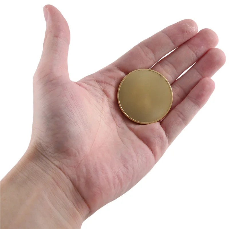 

Популярный стиль 2025 года, 20 шт., пустая монета-вызов, монеты с гравировкой, диаметр 40 мм с акриловой защитной коробкой (латунь)