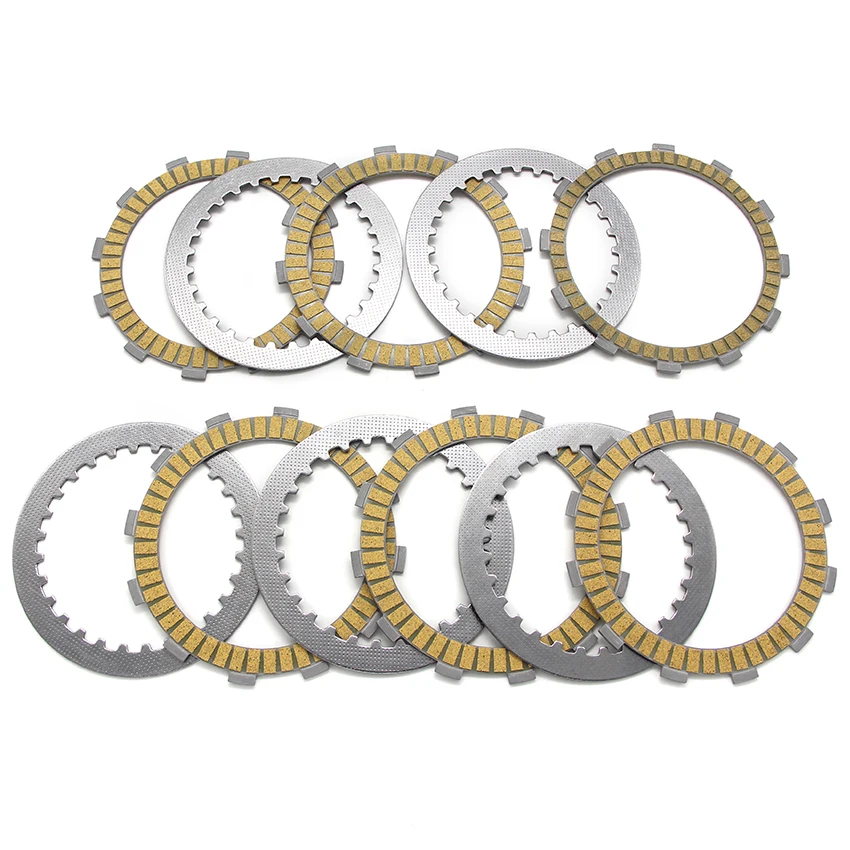 Clutch Friction Disc Plate Kit For Honda CB400SF CBX400F CBX550 CBR400 NC23 CBR500F CBR600F CB400 22321-MN4-000 22201-MA7-000