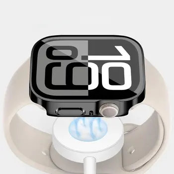 Ochranné pouzdro na displej pro Apple Watch 46 mm 42 mm 45 mm 44 mm 49 mm 41 mm 40 mm z tvrzeného skla pro iWatch Series 10 7 8 9 SE 6 5 4 Ultra 2 6 nejlepší prodej displej Apple Watch Series 5 40mm - №4