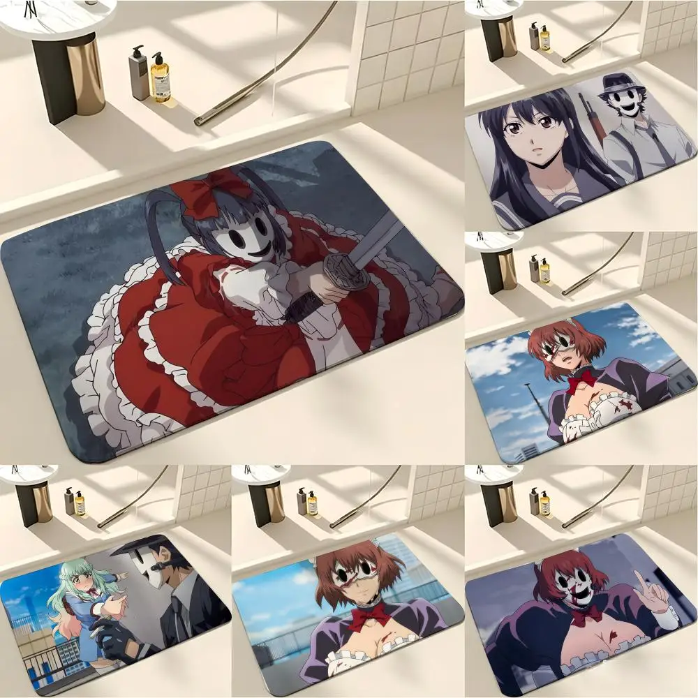 Horror H-High Rise Invasion Floor Mat Absorbent Floor Mat Non-Slip Entrance Rug for Bathrooms Restrooms and Toilets