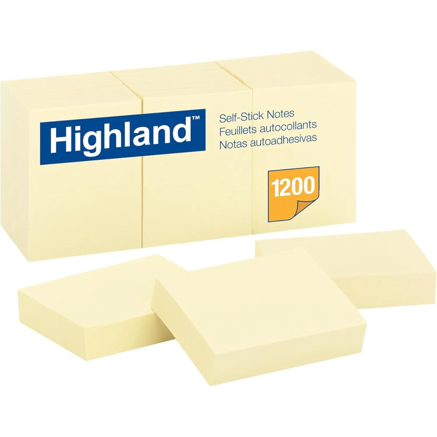 

Sticky Notes, 1.5 x 2 Inches Yellow, 12 Pack for Easy Organization and Reminders