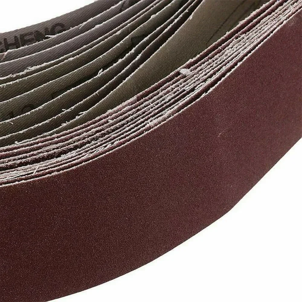 7 pezzi 50x686mm nastri abrasivi 120 240 320 400 600 800 1000 grana carta vetrata nastri abrasivi metallo legno levigatrice strumento di lucidatura