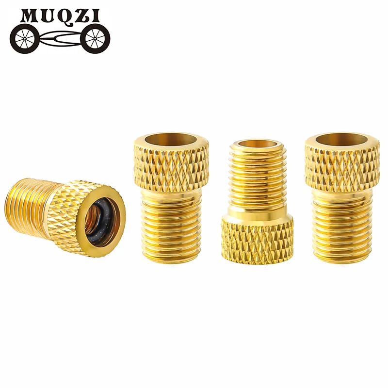 MUQZI 2pcs Presta Valve Adapter Presta to Schrader Adaptor Bicycle Tire Valve Converter