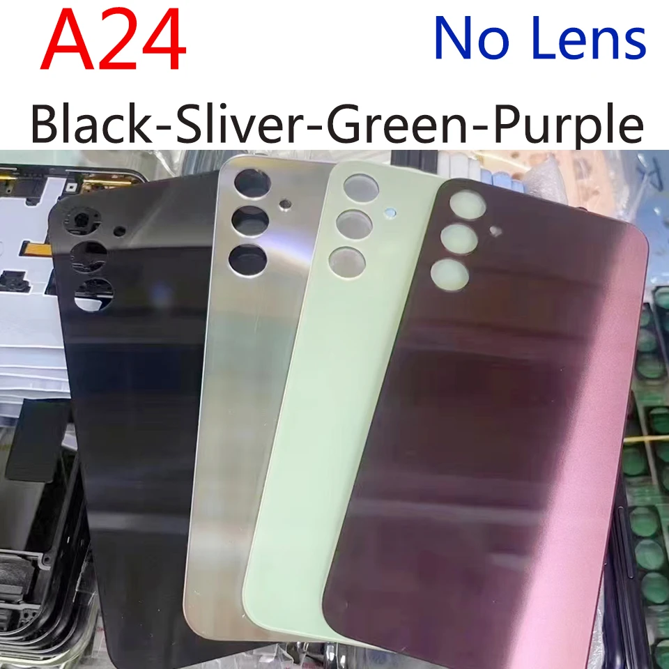 لسامسونج غالاكسي A24 4G A245 الإطار الأوسط + البطارية الغطاء الخلفي استبدال الغطاء الخلفي