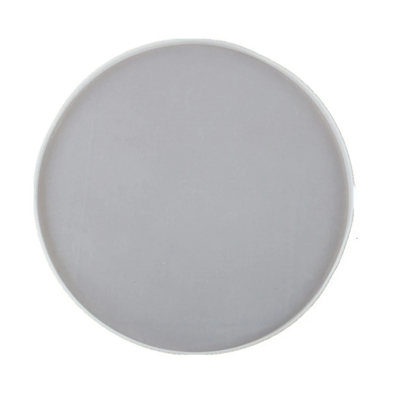 DIY Crystal Epoxy Silicone Mold Round Tray Handmade Mirror Silicone Swing Table Molds Silicone Tray Mold