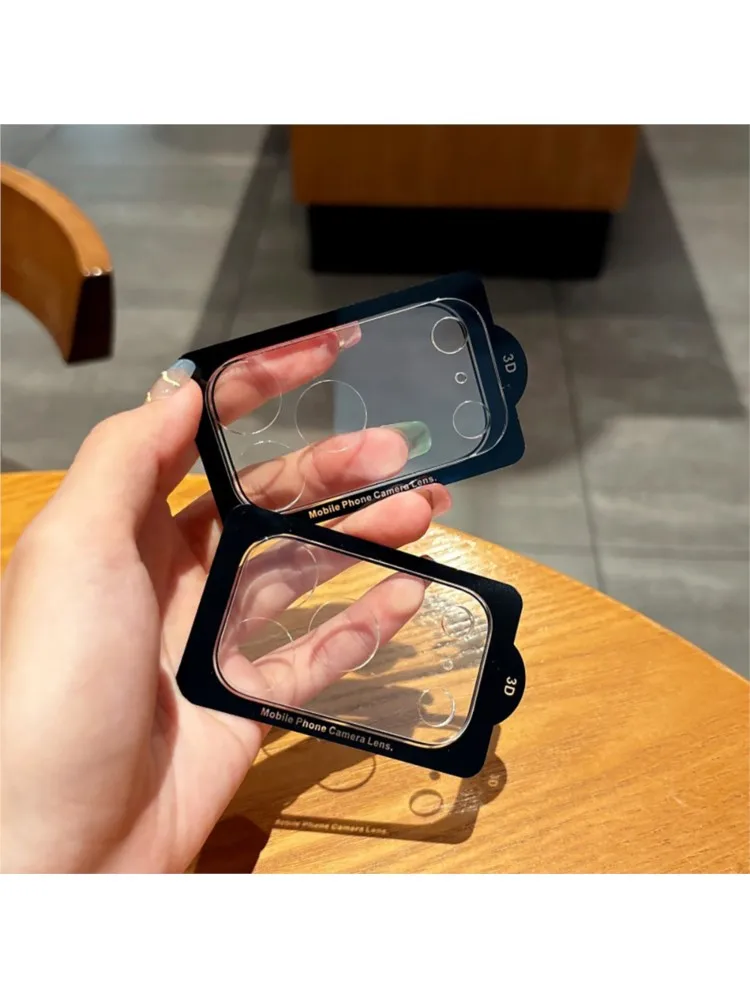 Folia ochronna na obiektyw aparatu 3D do iPhone'a 17 Pro, do Apple iPhone 17 17 Pro Max Air, odporna na zarysowania, przezroczysta. — 2