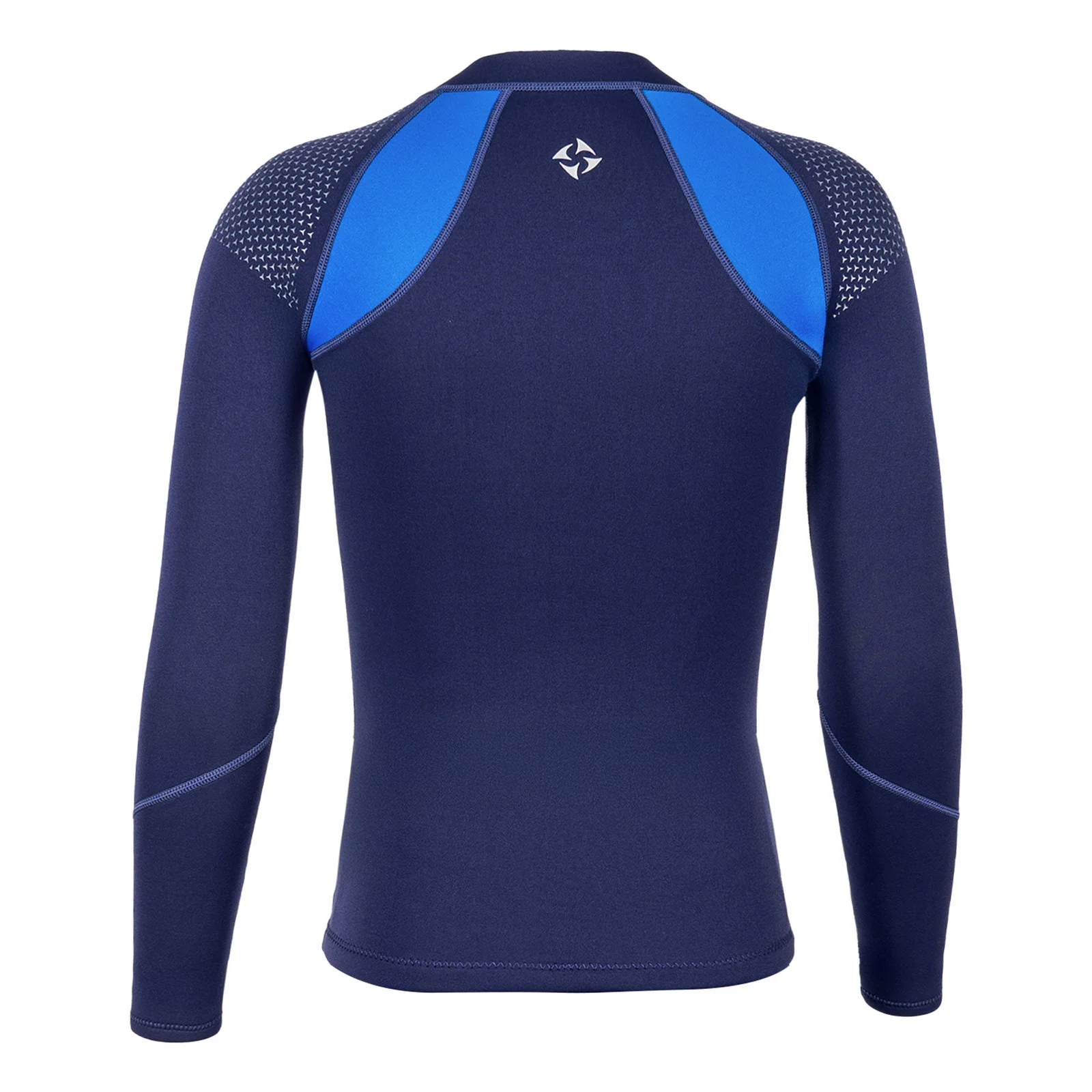 Herren Rash Guard Tops 3mm Neopren Neoprenanzug Bademode Langarm Farbblock Beachwear Tank Top Schnorcheln Surfen Tauchen Badeanzug