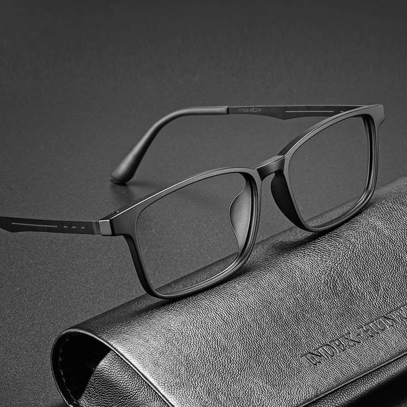 Hohe Qualität UltraLight Reinem Titan Anti Blue Ray Lesebrille mode Hyperopie Optische Gläser Rezept Brillen