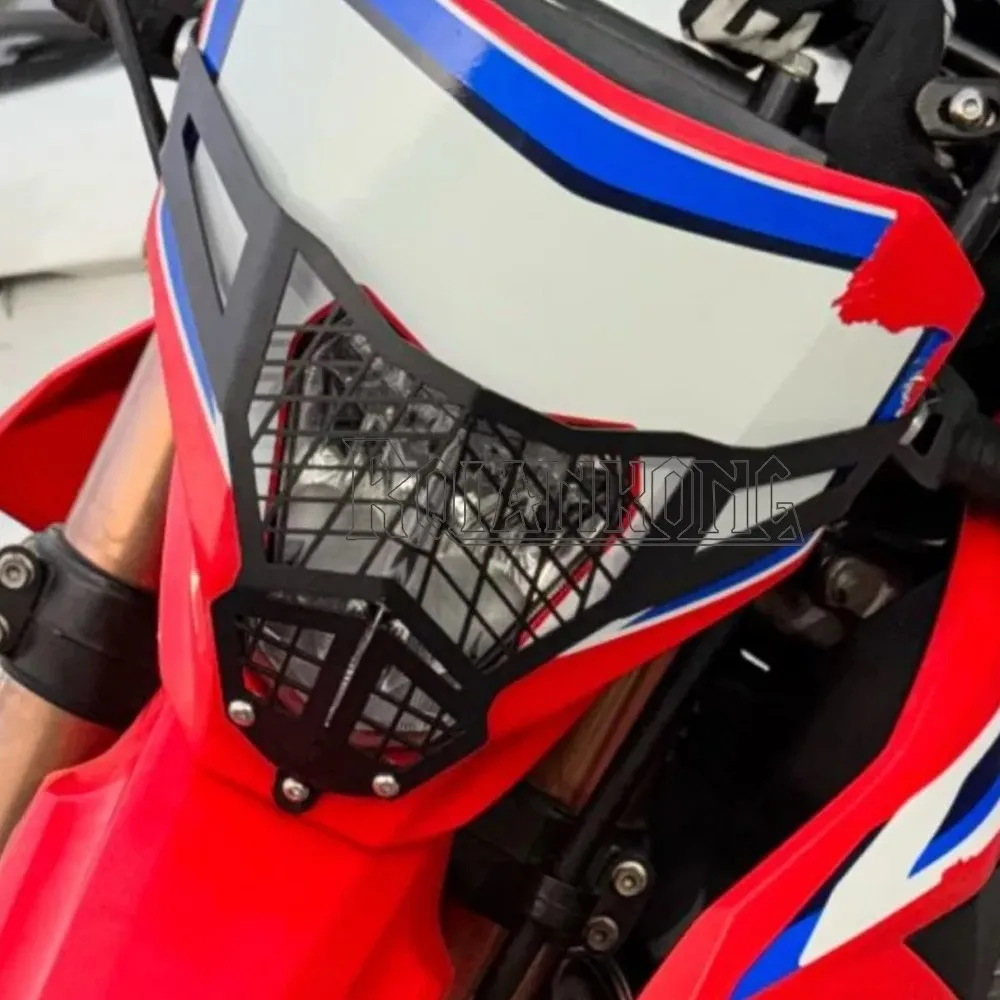 For Honda CRF250L CRF300L Motorcycle Accessories Headlight Grill Guard Protection Cover 2021-2024 CRF 250L 300L Front Fly Screen