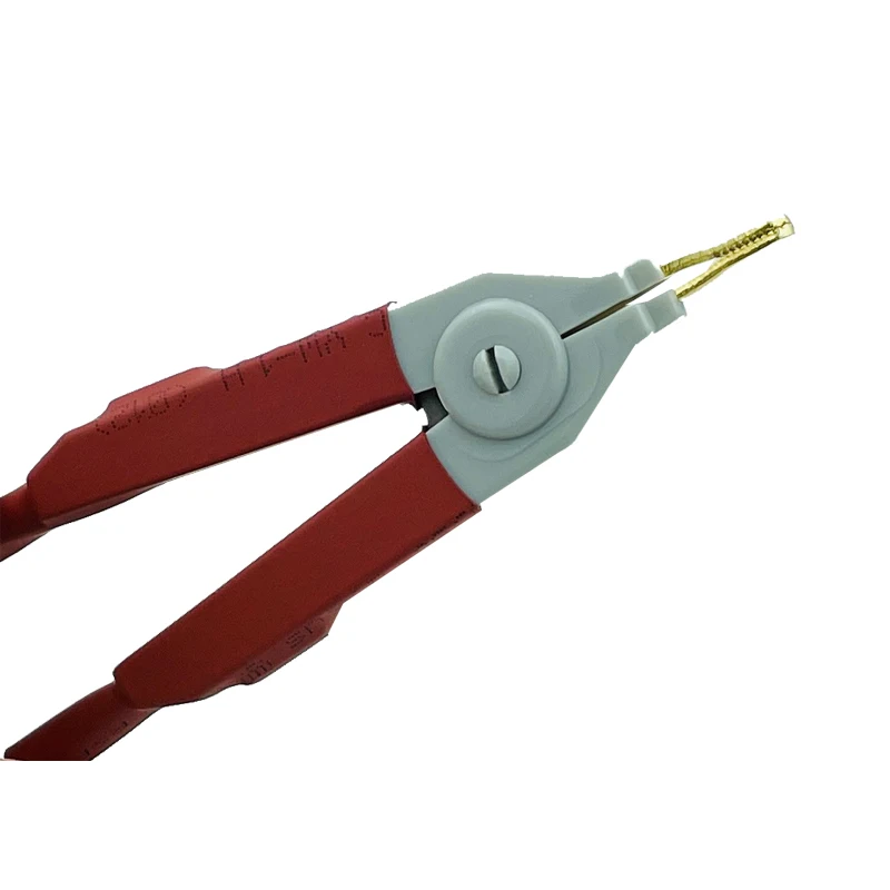 Kelvin Test Lcr Blei-Bodenwiderstand 4-Draht 4 mm Laternenstecker Entenschnabel-Clip Orichalum-Beschichtung Kelvin-Sonden – Detail 4