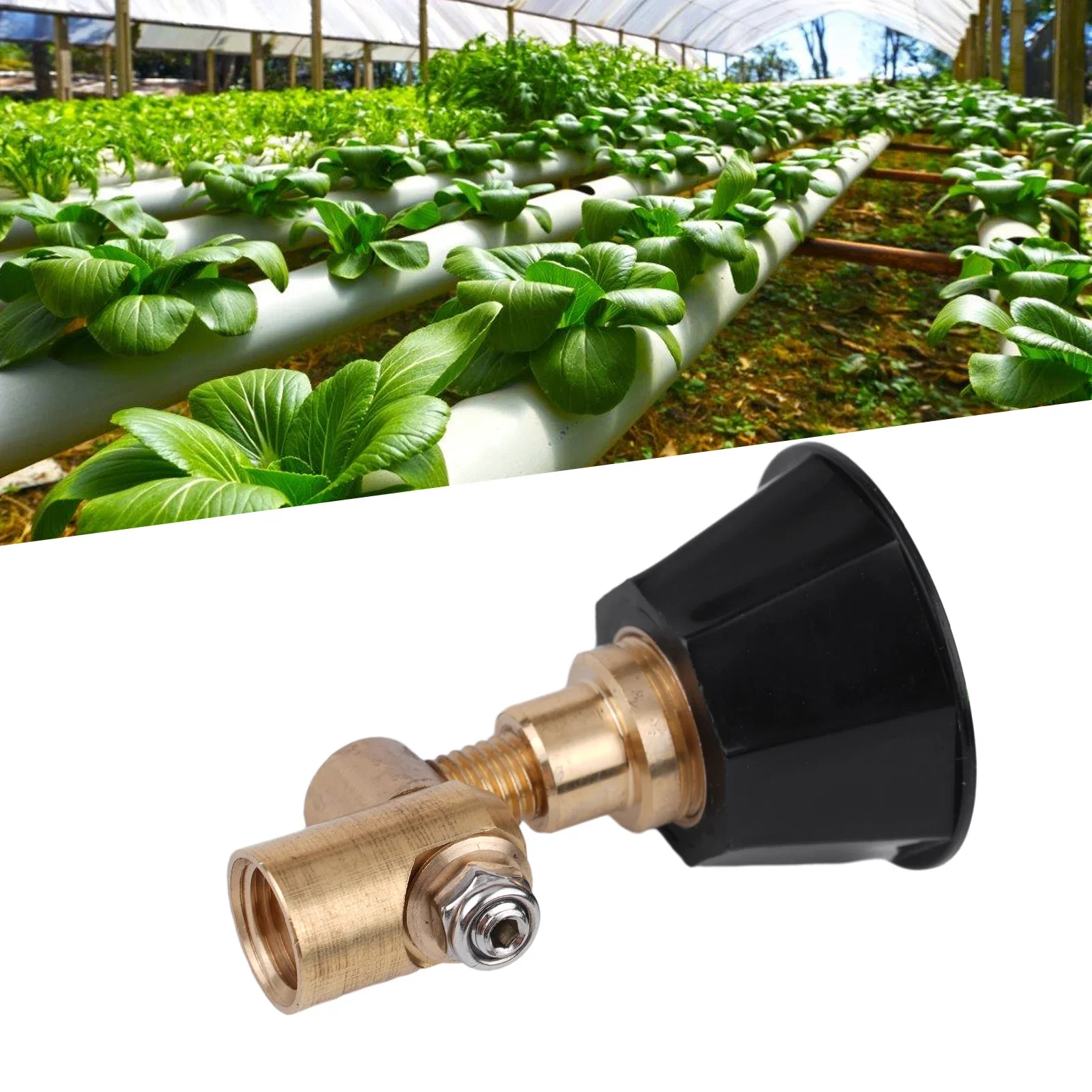 

Cyclone Nozzle Nozzle Agricultural Anti-corrosion 1PCS Adjustable Black Copper Garden Sprinkler Head Stainless