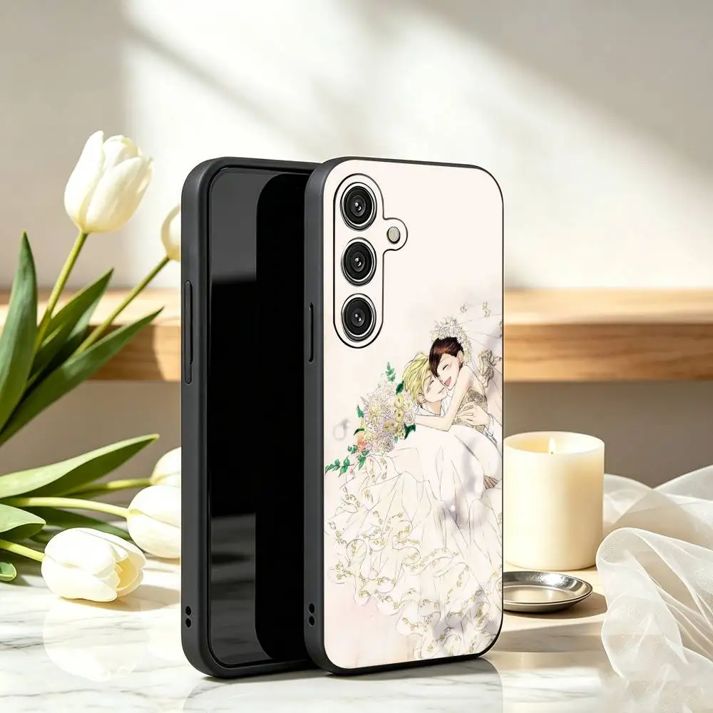 Ouran H-High School Anime Phone Case For Samsung Galaxy A73,A72,A71,A70,A53,A52,A51,Soft Silicone Black Cover