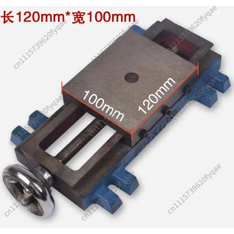 Precision heavy duty cross table dovetail groove trailer hand crank screw moving cross table slider one-way guide