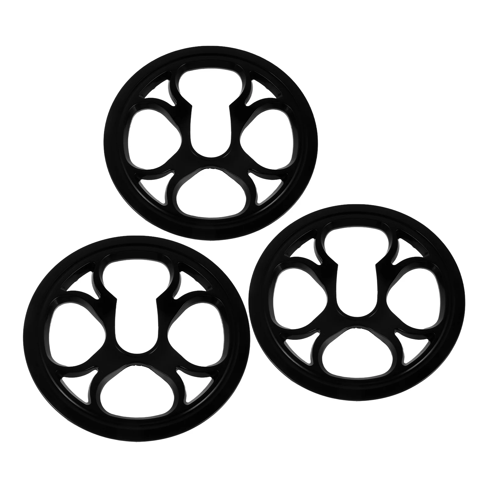 

3Pcs Chainring Guard Mountain Bike Lightweight Plastic Sprocket Protector 48t 4-Bolt Chain Cover Bicycle Crankset