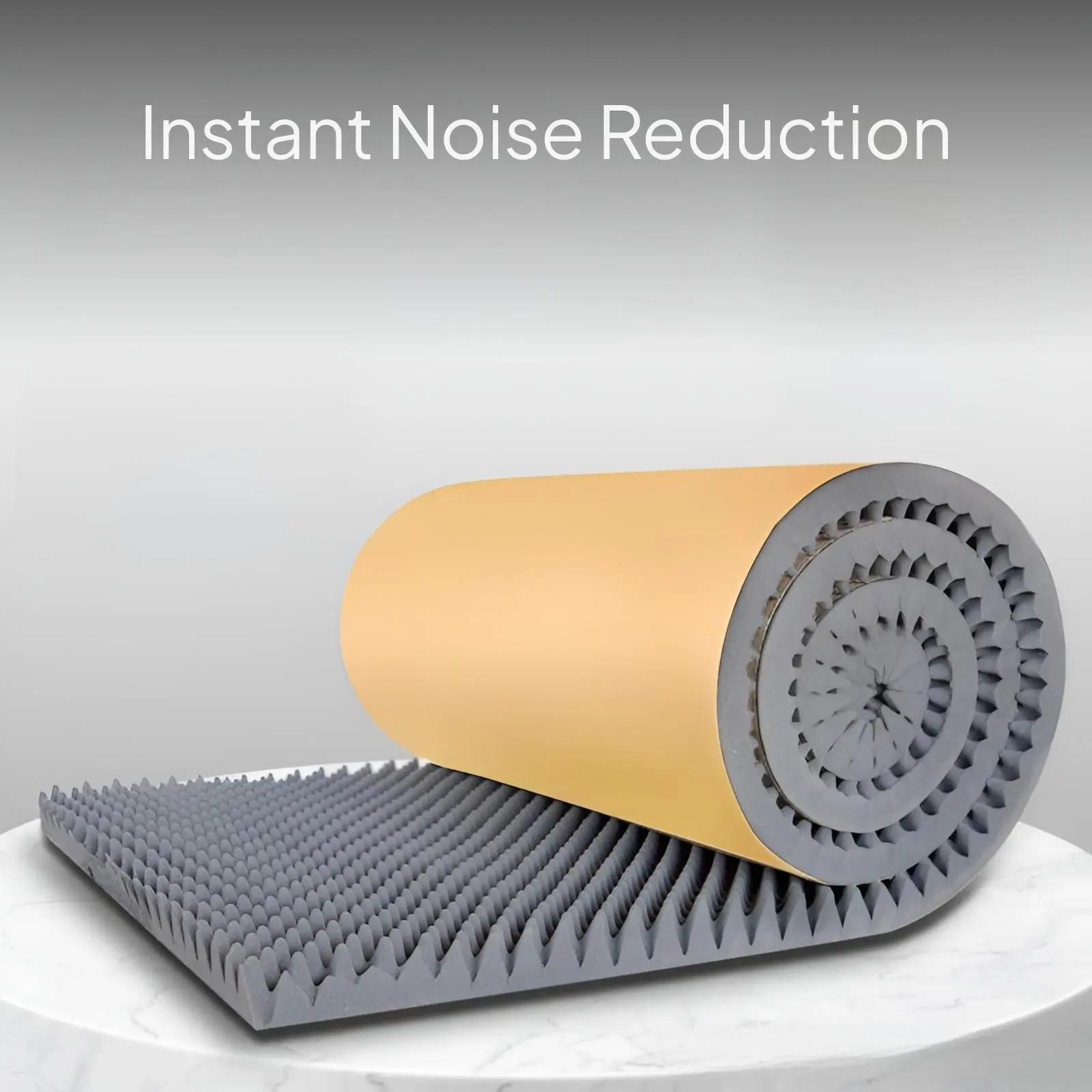 Autocollant mural de réduction de bruit de panneau acoustique de mousse insonorisée