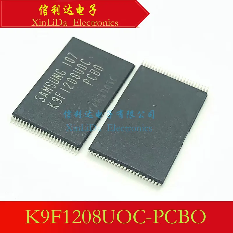 Novo e Original NAND Flash, K9F1208UOC-PCBO, K9F1208UOC-PCB0, TSOP48
