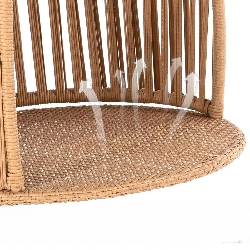LMM  hanging basket rattan chair indoor balcony cradle chair garden bed and breakfast swing hanging chair