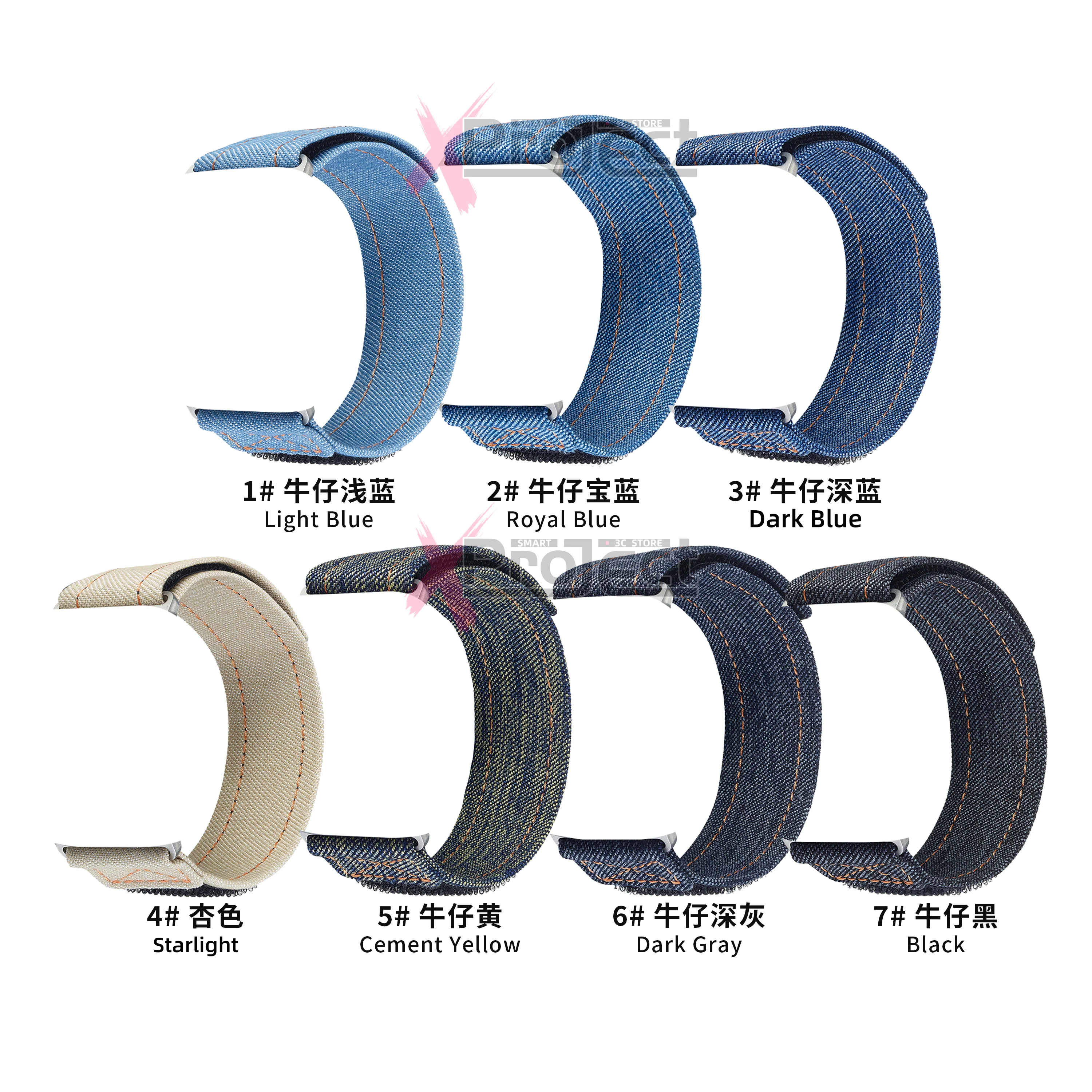 سوار نايلون حلقي للساعة الذكية ، إكسسوارات ساعة ذكية ، حزام لـ HK9 Ultra 2 ، HK8 PRO PLUS ، HK8 PRO MAX ، HK8 Ultra ، موضة متسلقة #3