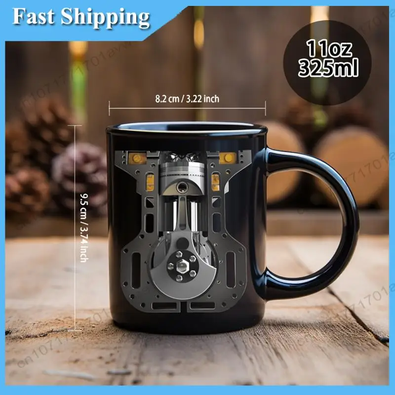 

Best Pick Engine Coffee Mug Cup Water Cup For Man Motorcycles Novel Festive Gift Car Engines