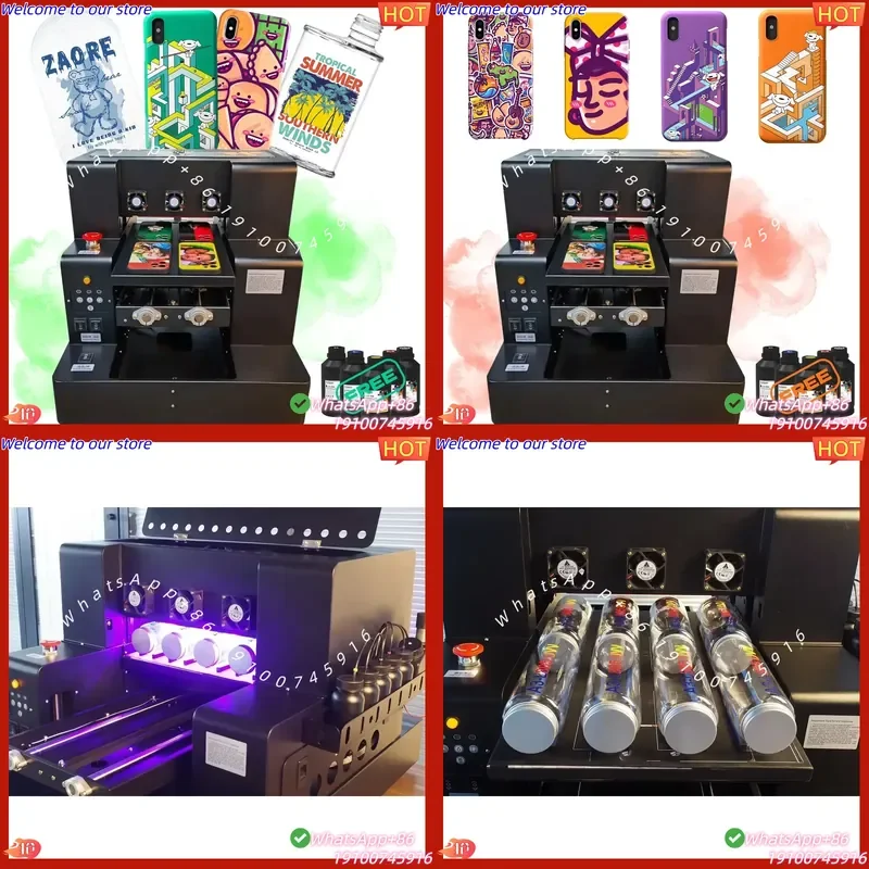 2026 A4 UV DTF Flatbed Printer XP600 L805 Head for Mobile FILM Wood Cigarette Lighter Acrylic UV DTF Sticker Compatible