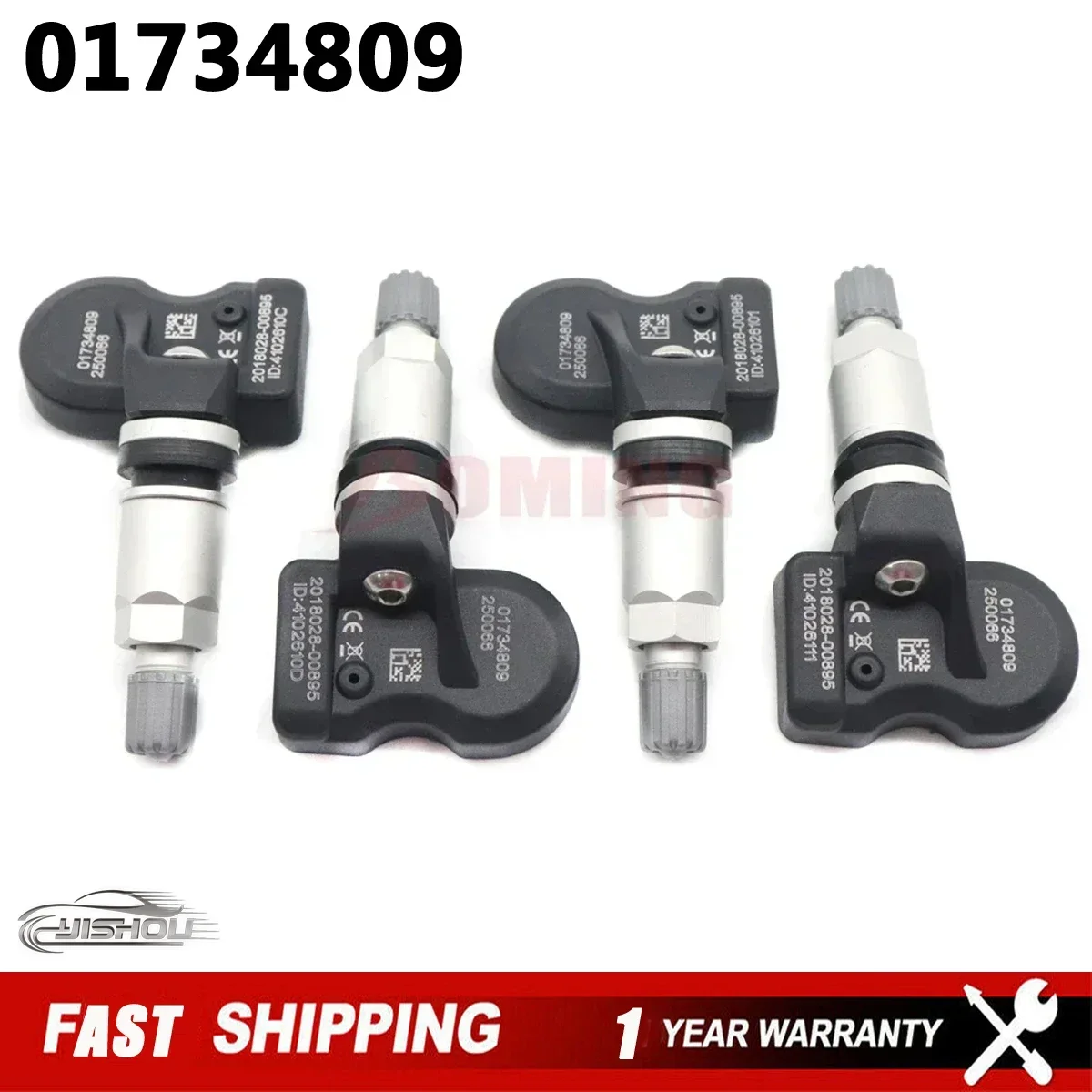 

Новый 01734809 Датчик контроля давления в шинах для Geely Emgrand Coolray EV500 EV450 Vision X3 S1 2017-2023 433 МГц TPMS 1017034809