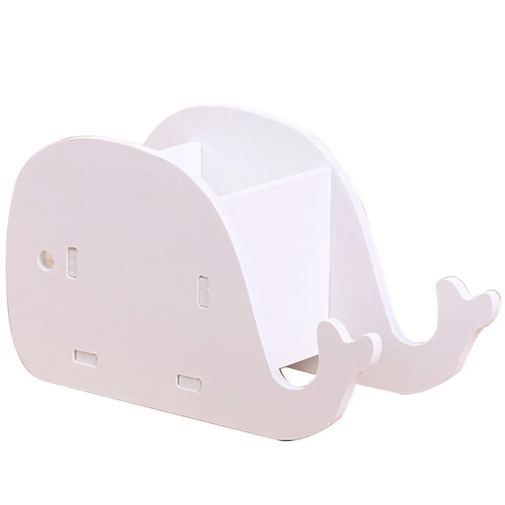 

Wooden Whale Pencil Holder Cell Phone Stand Desk Organizer for Home Office Stationery Storage Compact Foldable Design Portable