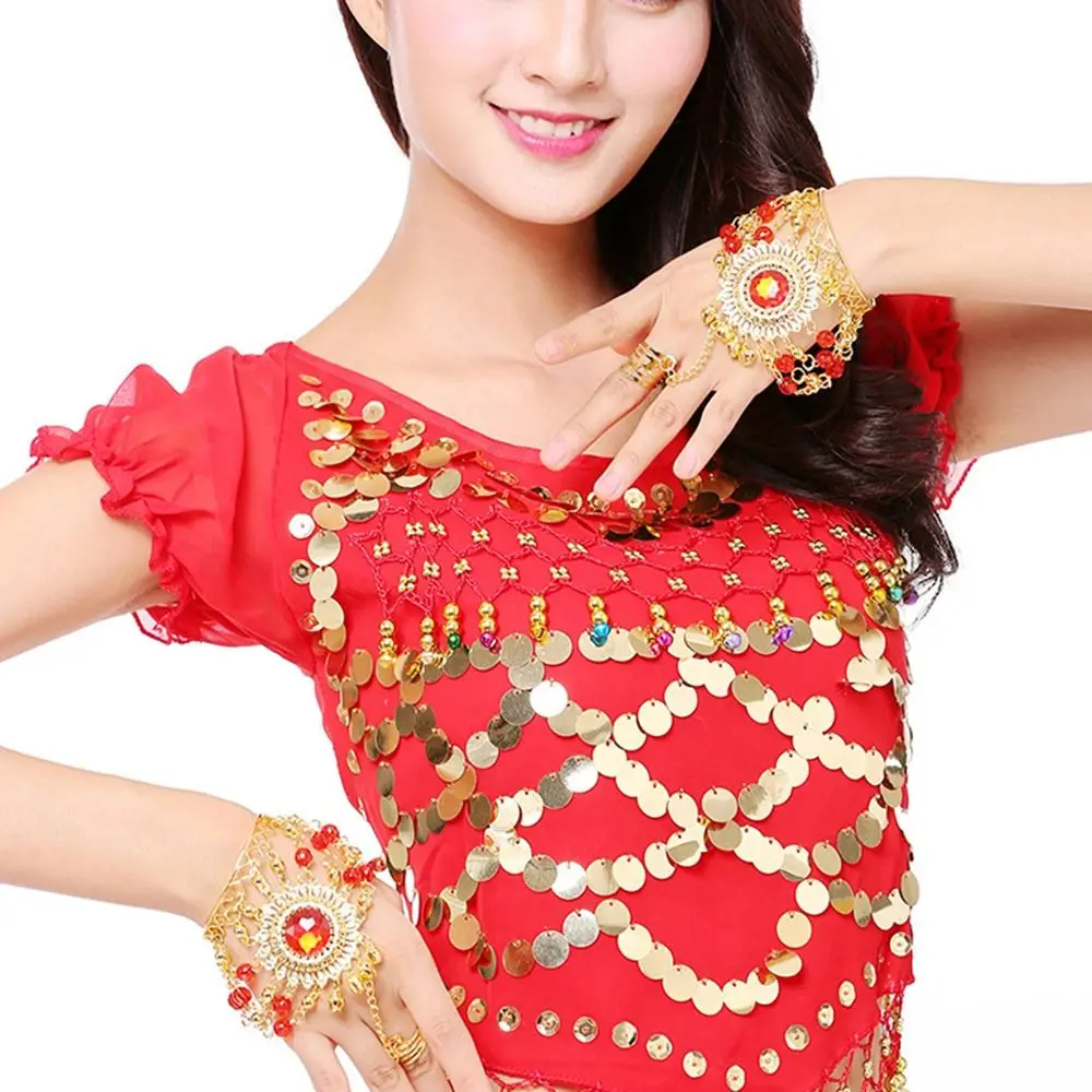 

Ювелирный Браслет, племенное кольцо, демонстрационные Богемные аксессуары для представлений, костюмы для танца живота, браслет со стразами, аксессуары для танца