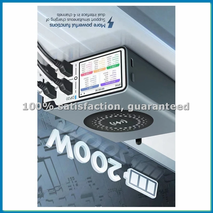 

DP20 Smart Fast Charge USB Многозарядка для мобильного телефона Ноутбук Протокол PD3.0 Зарядка QC4.0 с вилкой европейского стандарта-VVNB