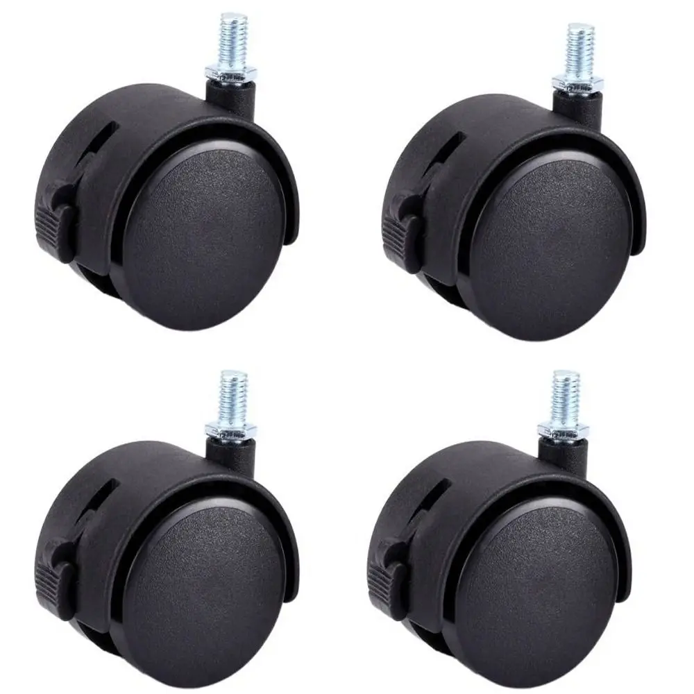 

Sliding Silent M8 Screw with Brake Trolley For Industrial Furniture Furniture Caster Chair Wheel Roller Office Chair Caster