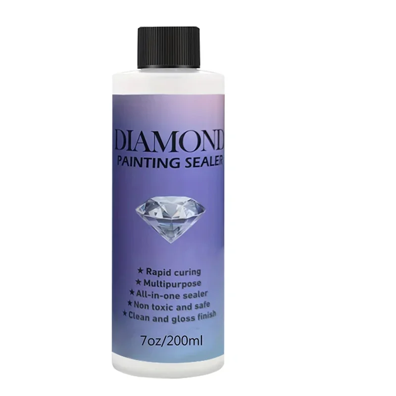 200ml 120ml 60ml Diamond Painting Glue Diy Glue Glossy Agent Anti-drop Diamond Anti-detachable Diamond Art Glue Sealer