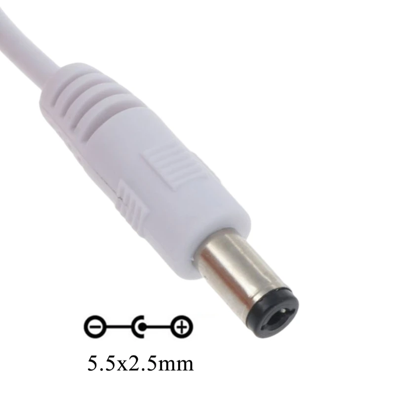 090F USB 2,0 до DC5V Зарядный шнур USB до 5,5x2,5 мм 5V Заряд