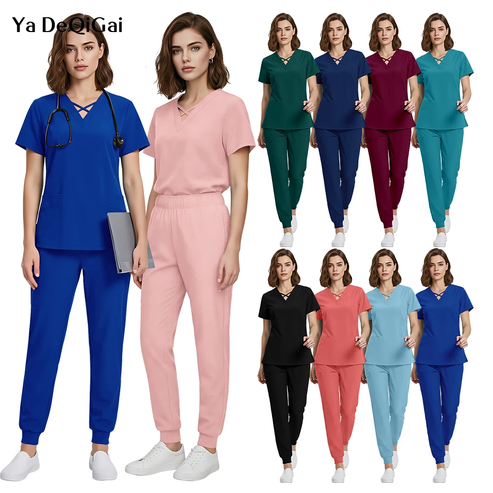 

Многоцветная стоматологическая клиника, косметическая спецодежда, рабочая одежда для операционной, медицинская униформа медсестры, комплект больничных скрабов, хирургический костюм