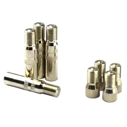 2pcs Screw-on Stem Extension Chrome Plated Brass 19mm 25mm 39mm Wheel Valve Stem Cap Schrader Valve for Car Truck Bike