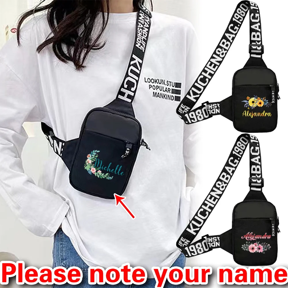 

Персонализированная сумка-мессенджер унисекс, большая вместительная сумка для отдыха на одно плечо, модная многофункциональная нагрудная сумка для отдыха