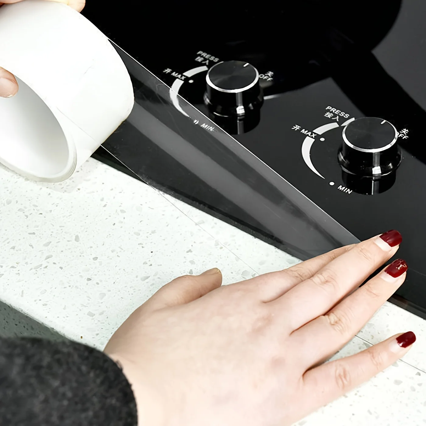 Kitchen and bathroom seam tape, kitchen seam sealing strip, bathroom bathroom seam, corner line sticker