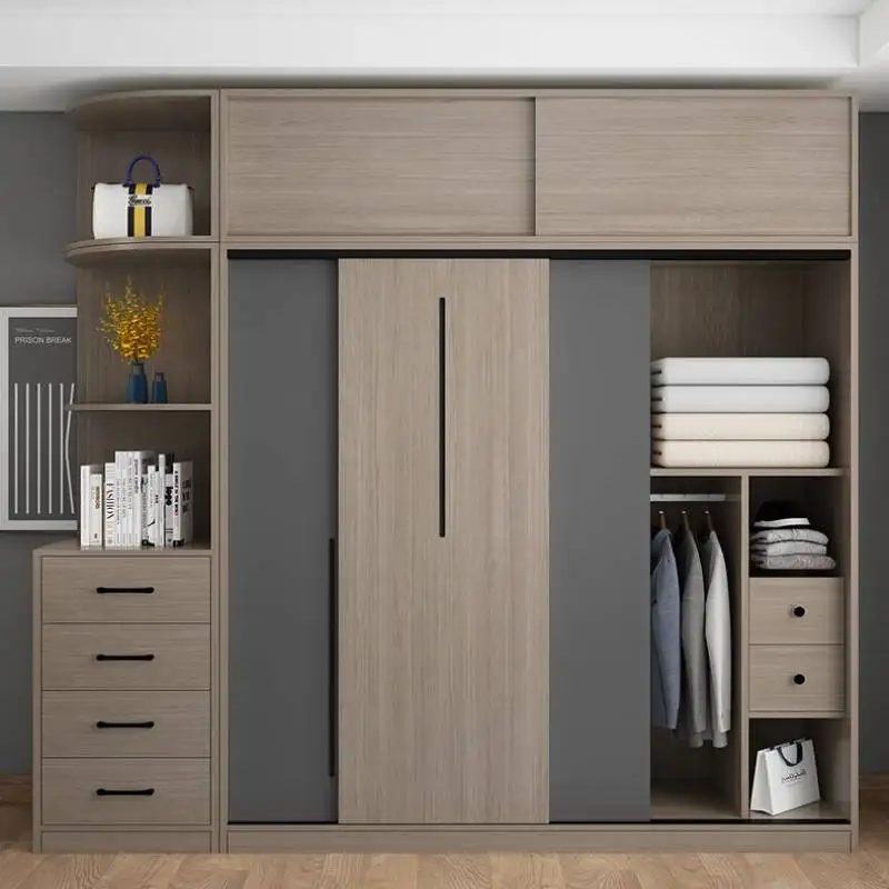 

Сборный декоративный деревянный европейский угловой шкаф-гардероб с ящиками, стеллаж для хранения, мебель для одежды