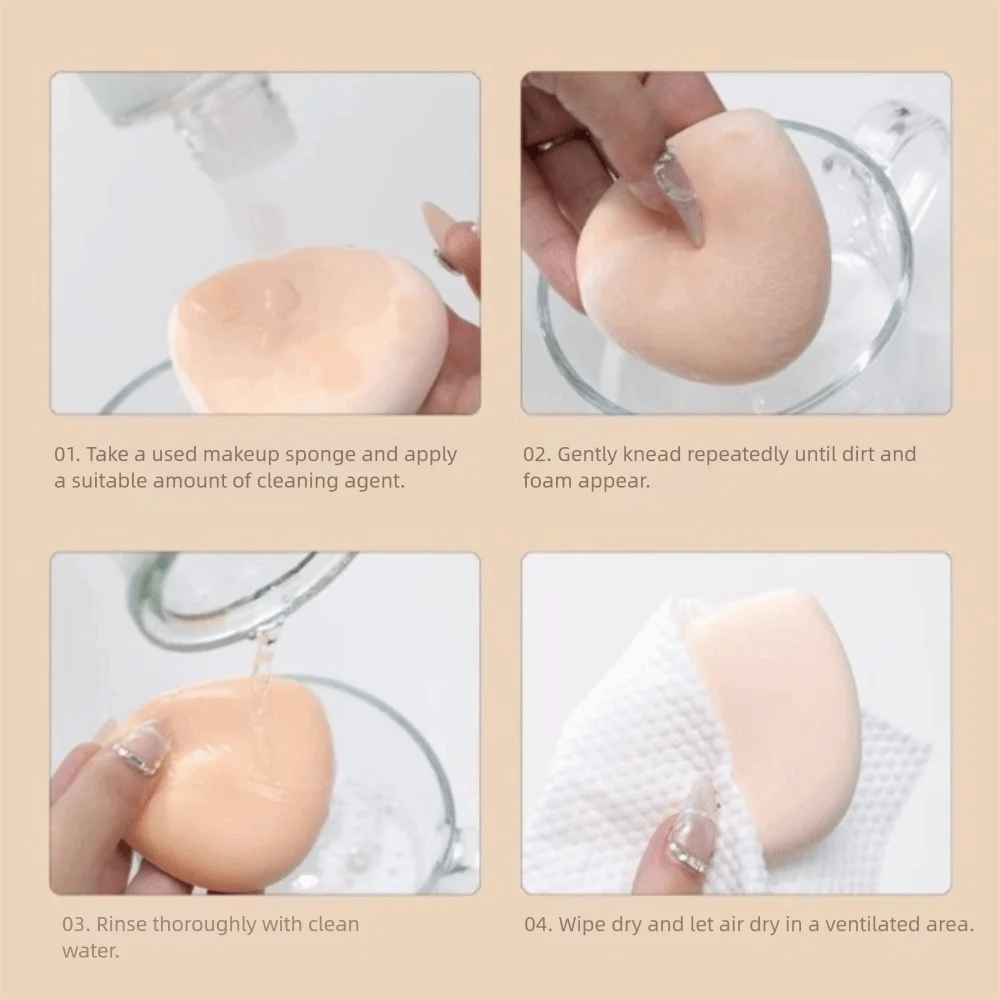 귀여운 슈퍼 소프트 동물원 파우더 퍼프 메이크업 도구 만화 마시멜로 스펀지 건식 및 습식 소프트 에어 쿠션