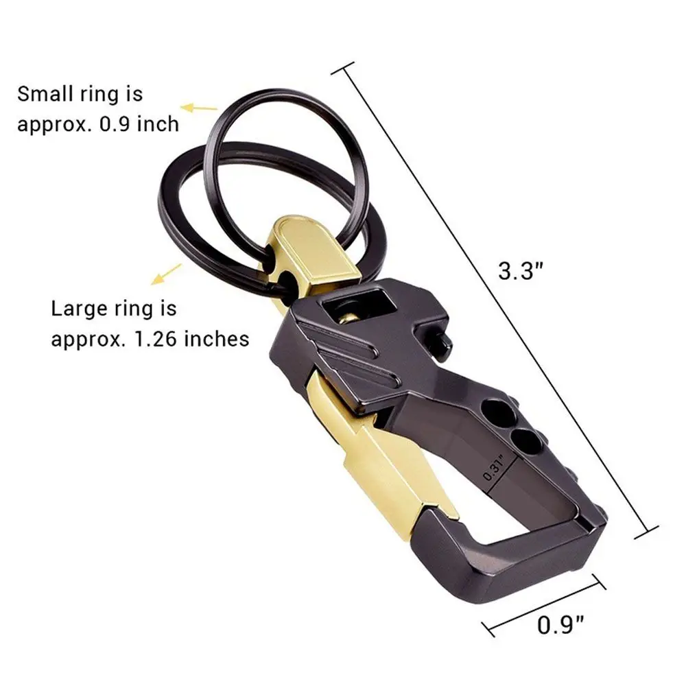 1PC Unique Car Accessories Fashion Interior Accessories Tool Opener Car Keychain Key Rings key Chain