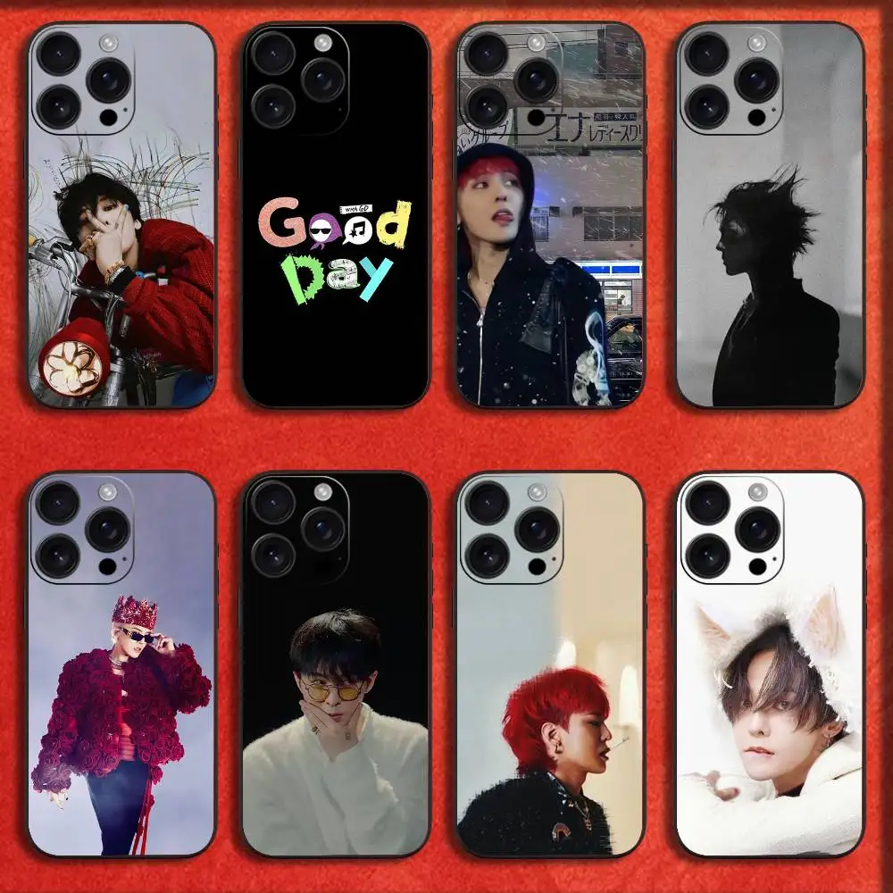 

Singer G-GD D-Dragon Phone Case For iPhone 16,15,14,13,12,11,Pro,XS,Max,XR,Plus,E,Mini Black Shockproof Cover