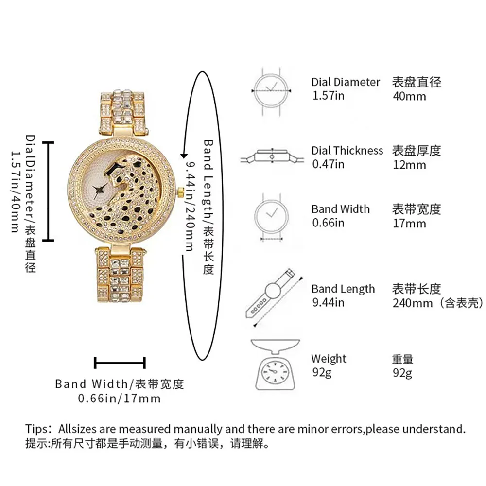 Top Women Quartz Watch Fashion Bling Crystal Diamond Casual Ladies Wristwatch Female Golden Jwerly Set Neckle Earrings For Women