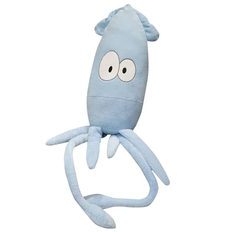 Cartoon Giant Octopus 80-185cm Lifelike Cute Squid Plush Toy Stuffed Sea Animal Cuttlefish Pillow Cushion Birthday Gift